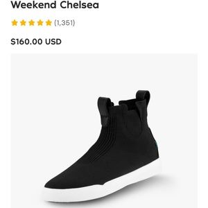 Vessi rain shoes sneakers boots weekend Chelsea 100% waterproof almost new M9